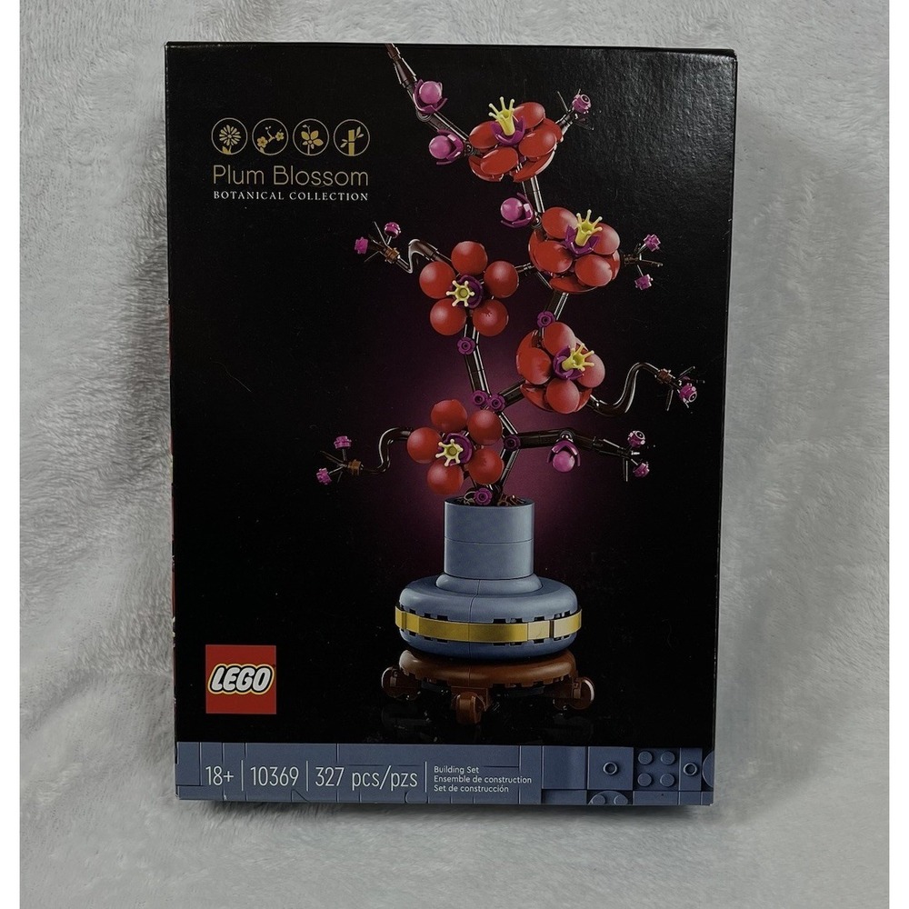 LEGO Plum Blossom Botanical Collection 10368 327 Pcs Sealed New